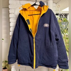 Navy/Yellow Reversible Sailing Jacket